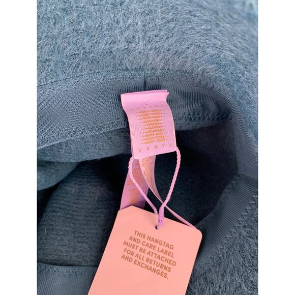 Savage X Fenty Fuzz Fit Knit Bucket Hat Blue Womens One Size - Picture 9 of 9